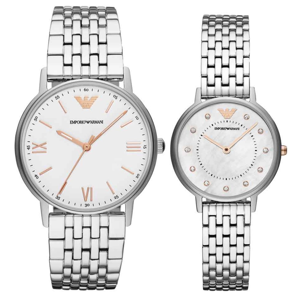 Armani couple watch set sale